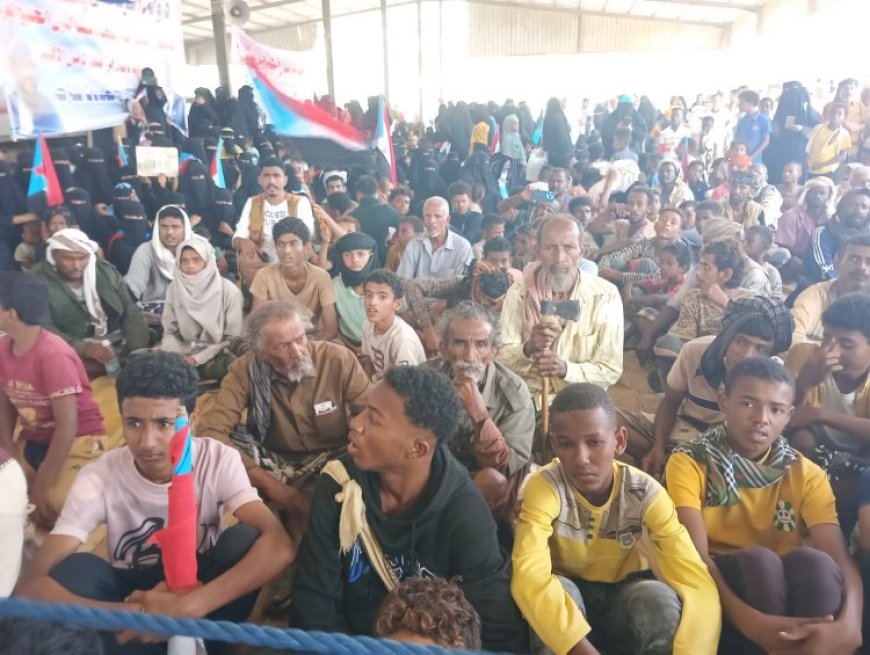 تواصل فعاليات الاعتصام في زنجبار بحضور قيادات بارزة