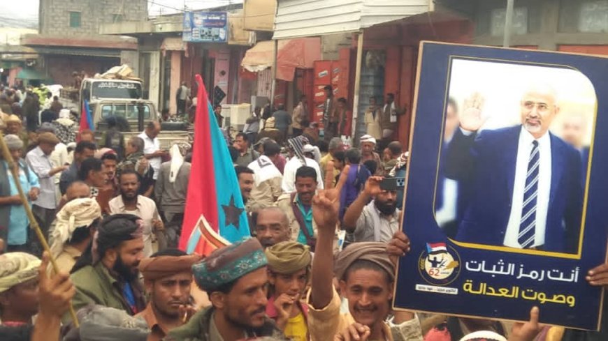 انتقالي طور الباحة ينظم مسيرة  جماهيرية حاشدة للمطالبة بسرعة الحسم وإعلان دولة الجنوب العربي 
