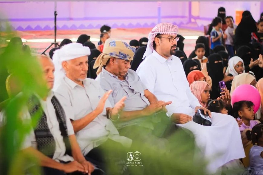 في احتفالية اليوم العربي للمعاق.. نائب رئيس مكتب مؤتمر حضرموت الجامع بالشحر يثمّن جهود مركز  "إصرار ذوي الهمم"