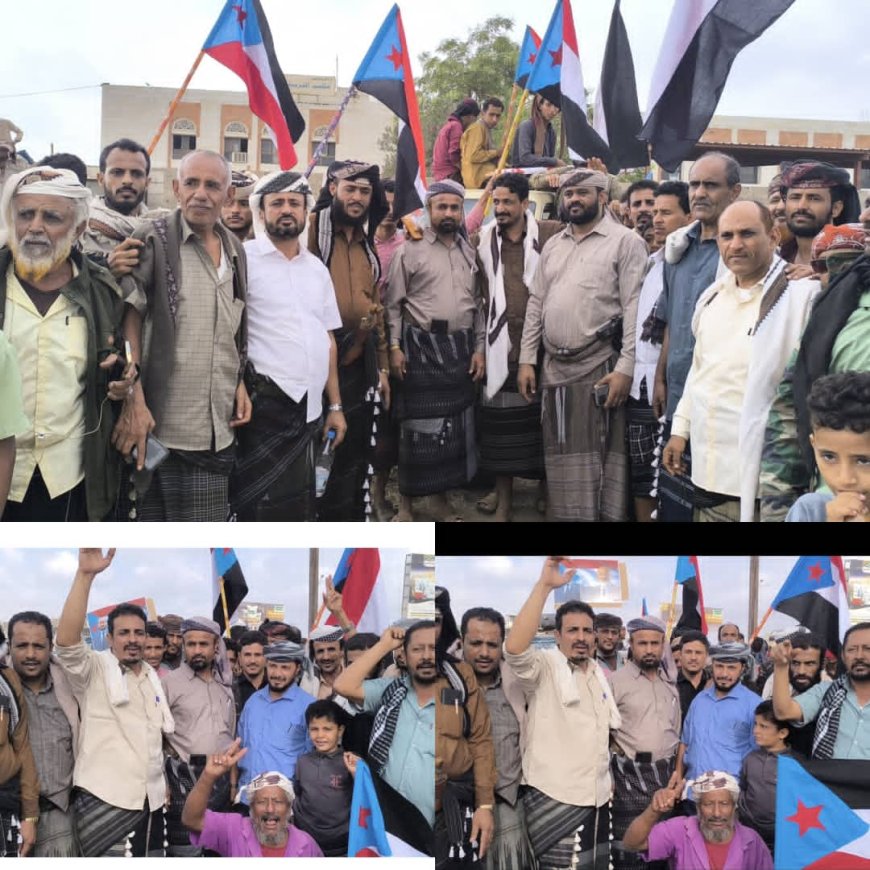 الشيخ توفيق الهابون والمناضل محمد سعيد الجعدي… بصمة تنظيمية بارزة في حشود الصبيحة