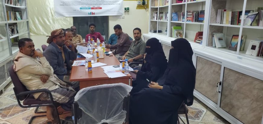 تدشين ورشة عمل بعنوان حول التميز المؤسسي و التخطيط الاستراتيجي الفعال بمديرية القطن