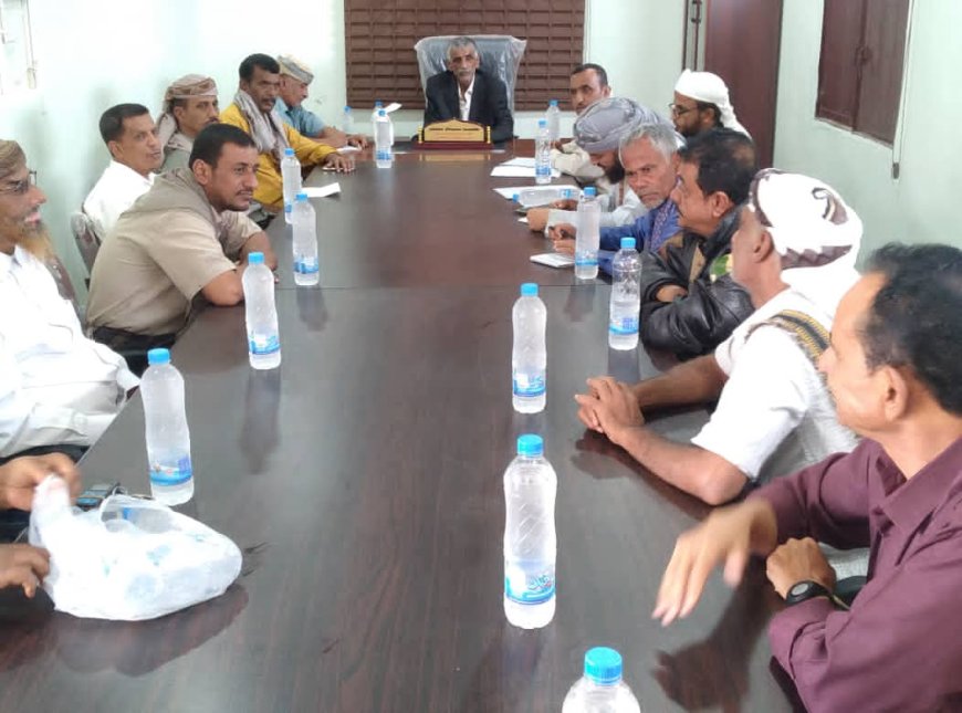 تنفيذي حبان يعقد اجتماعة الدوري لشهر ديسمبر للعام 2025 -- وبارك أعتماد مدينة حبان ضمن سبعه مواقع تراثية للحماية المعززة من قبل اليونسكو 