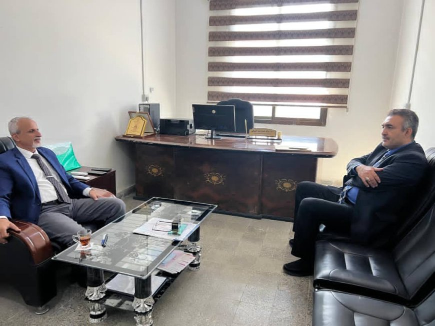 الوكيل الشبحي يلتقي وكيل محافظة أبين ويناقش معه احتياجات المحافظة الصحية