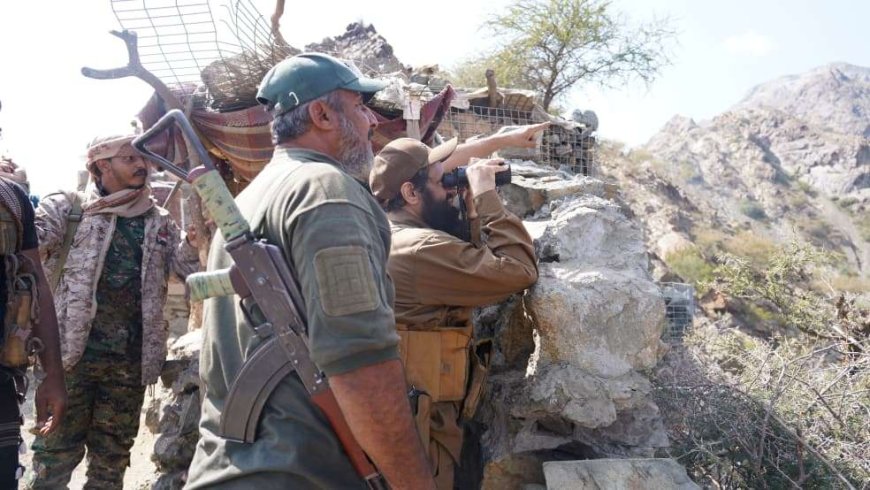 العميد الوالي يزور جبهة ثرة بأبين ويؤكد جاهزية القوات الجنوبية لعملية الحسم