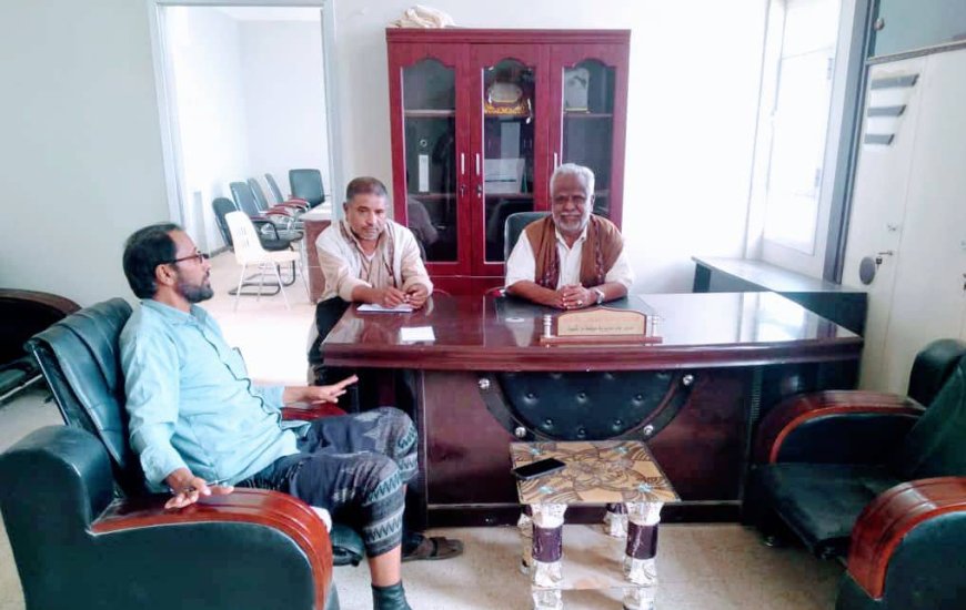 مدير عام ميفعة يلتقي مدير التربية بالمديرية لمناقشة سير الامتحانات الفصلية واحتياجات قطاع التربية