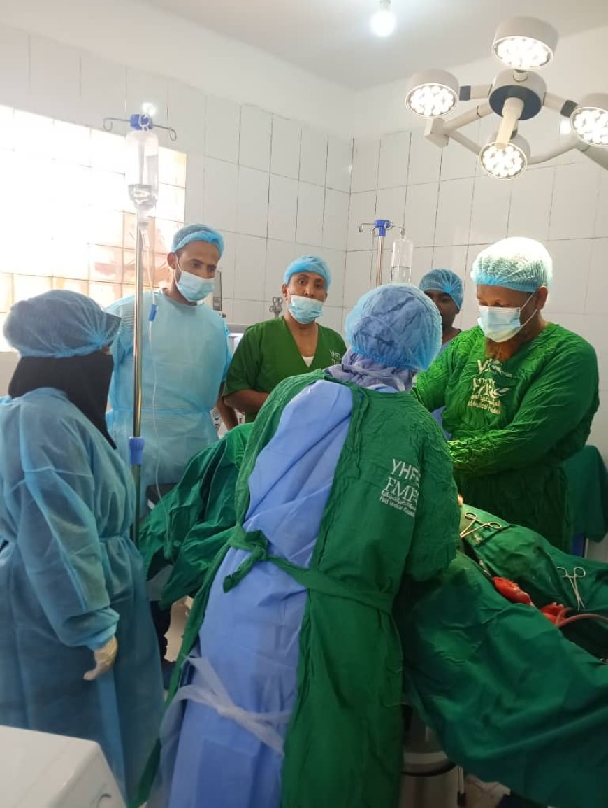مستشفى أحور العام يواصل إجراء العمليات القيصرية