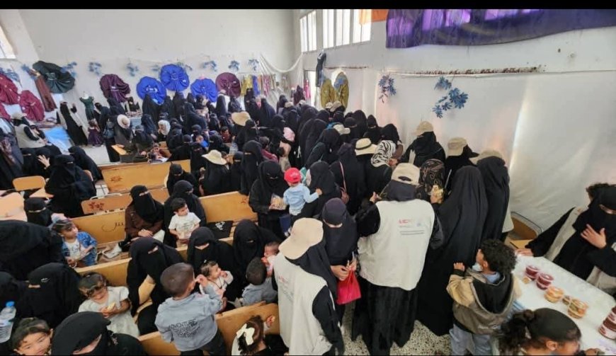 تعز.معرض تسويقي لمنتجات المتدربات في المعهد التقني الصناعي – التربة