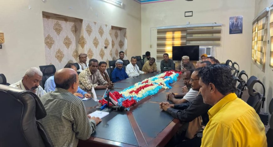 منسقية انتقالي جامعة حضرموت تجتمع برؤوساء المنسقيات