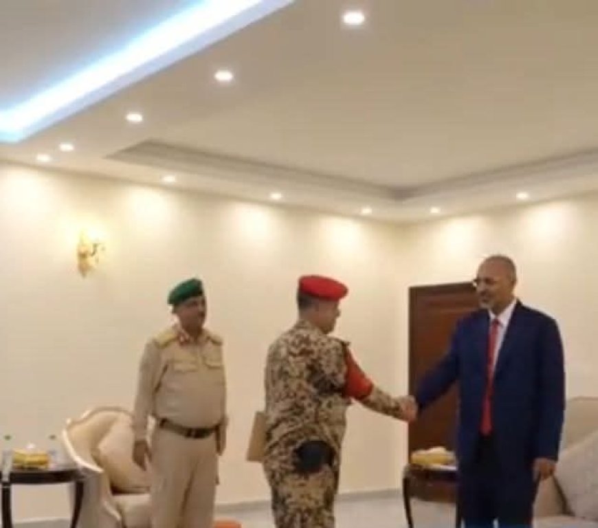 ثنائي الحسم، الرئيس الزبيدي والعميد فضل صالح العقلة في مشهد قوة وسيادة