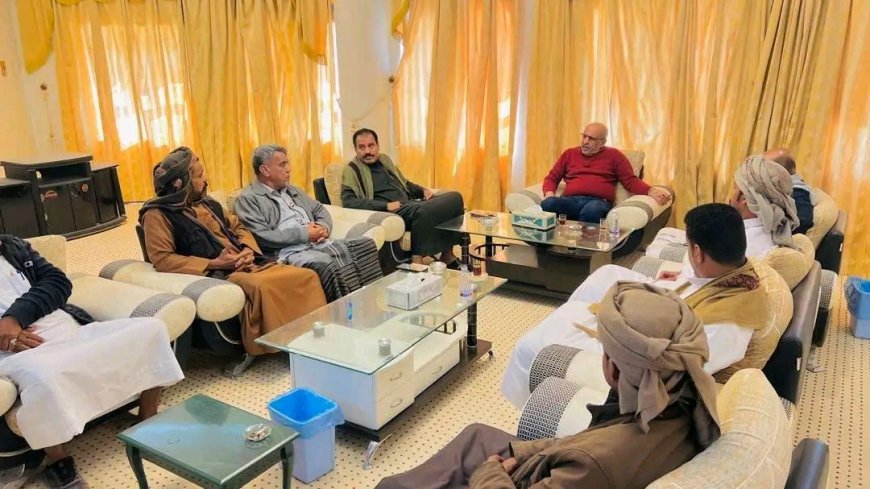 الكثيري يلتقي شباب آل بشر نهد بمديرية حوره ووادي العين