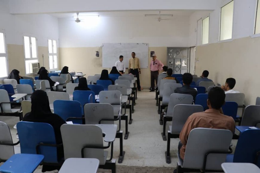 جامعة أبين تدشّن امتحانات الفصل الدراسي الأول للعام الجامعي 2025–2026م