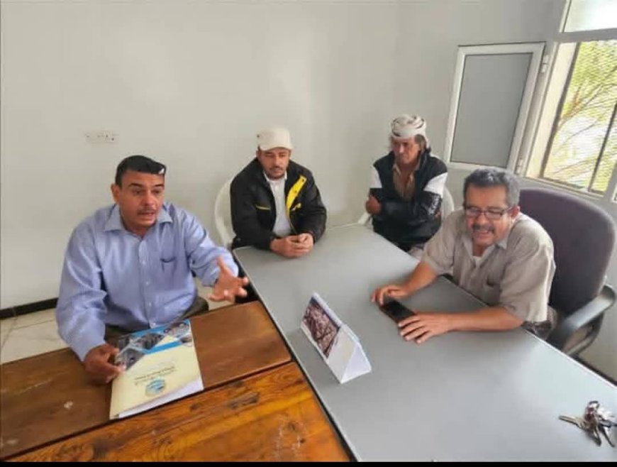 مدير مديرية لودر يناقش جهود اللجنة المنظمة لإنجاح تجمع دوري الدرجة الثانية