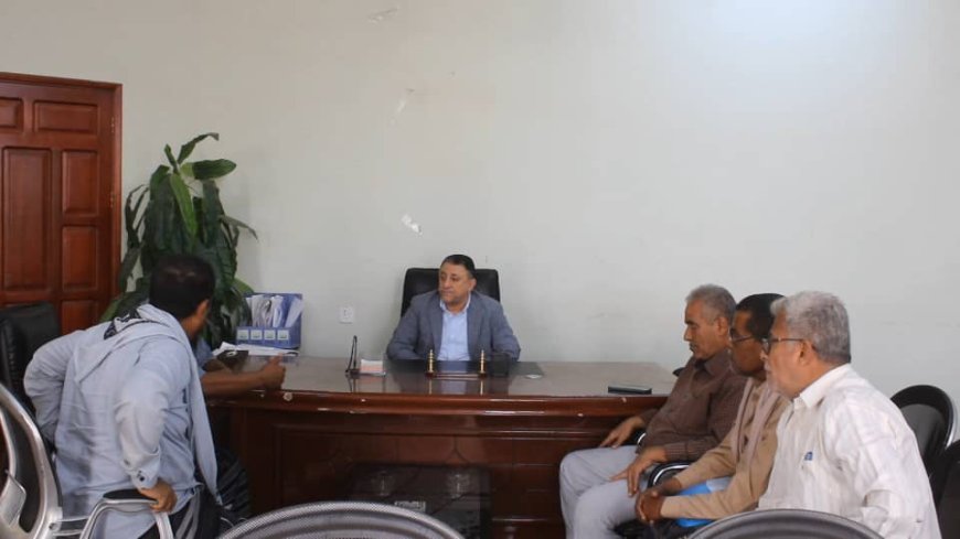 أبين: اجتماع موسع لبحث عدد من التدخلات والمشاريع التنموية في قطاعي الزراعة والري بمنطقة دلتا زنجبار _ خنفر