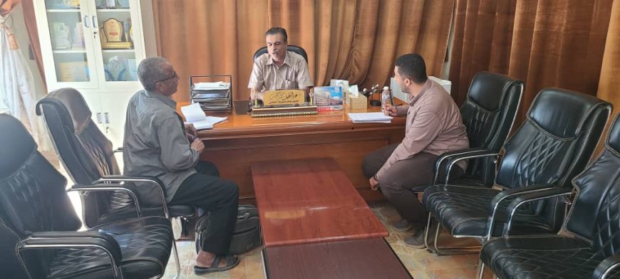 مدير عام مديرية القطن يلتقي مندوب منظمة الغذاء العالمي