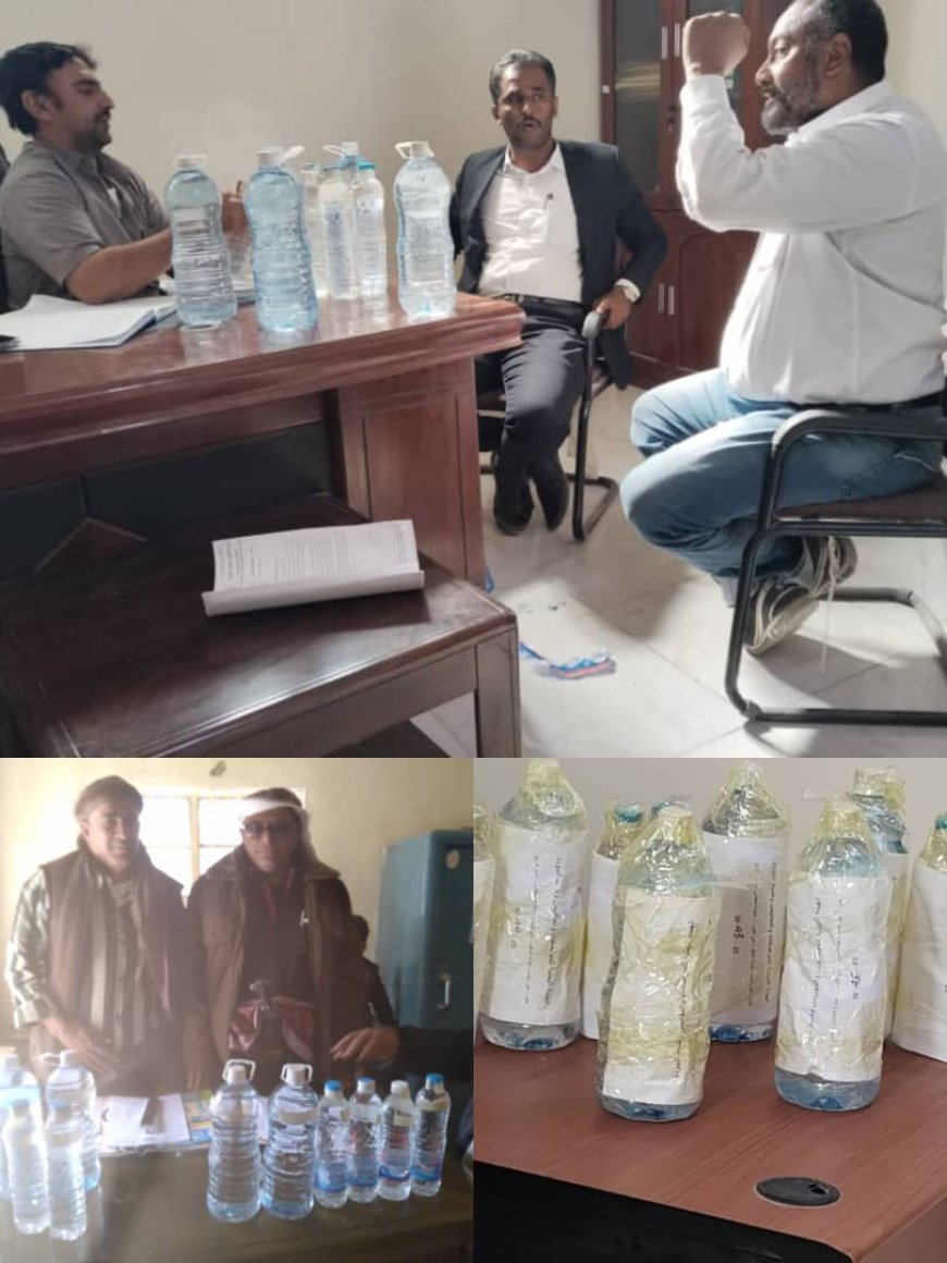 نزولات ميدانية مشددة على محطات المياه والثلج ببيحان لحماية الصحة العامة