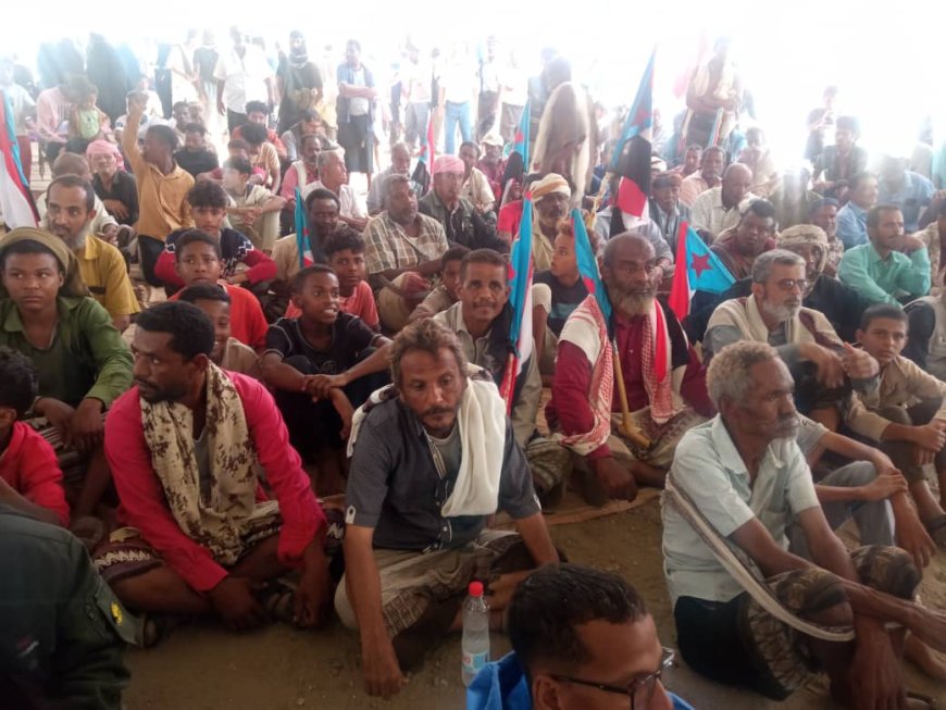 أبين تستمر في الاعتصام المفتوح: تجديد العهد للرئيس الزبيدي والتمسك بالاستقلال