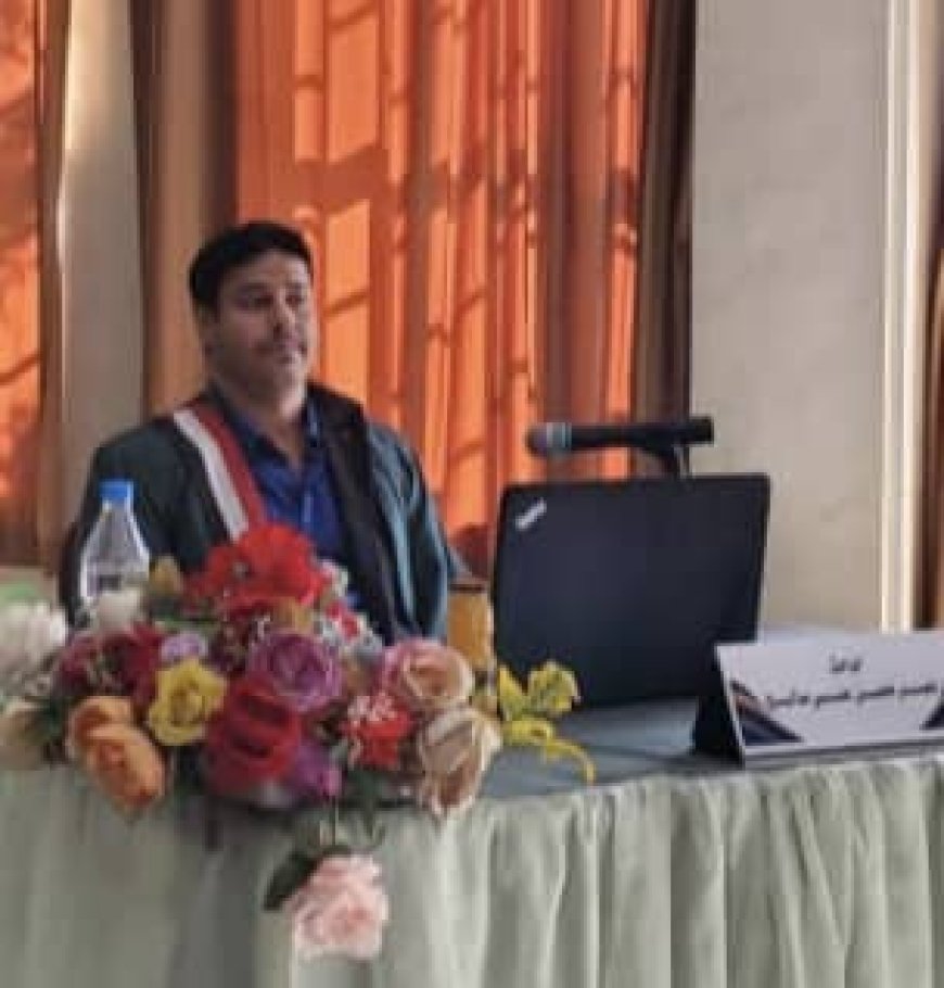 مركز ابين الإعلامي يهنئ الباحث نصر محسن علي المرقشي بمناسبة حصوله على درجة الدكتوراه