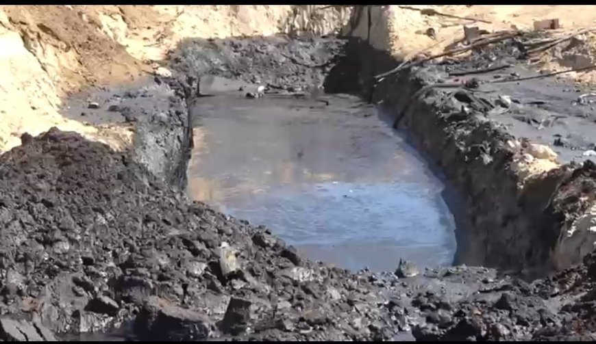 القوات الجنوبية تضبط مصفاة غير قانونية لنهب النفط داخل مزرعة متنفذ شمالي في الخشعة