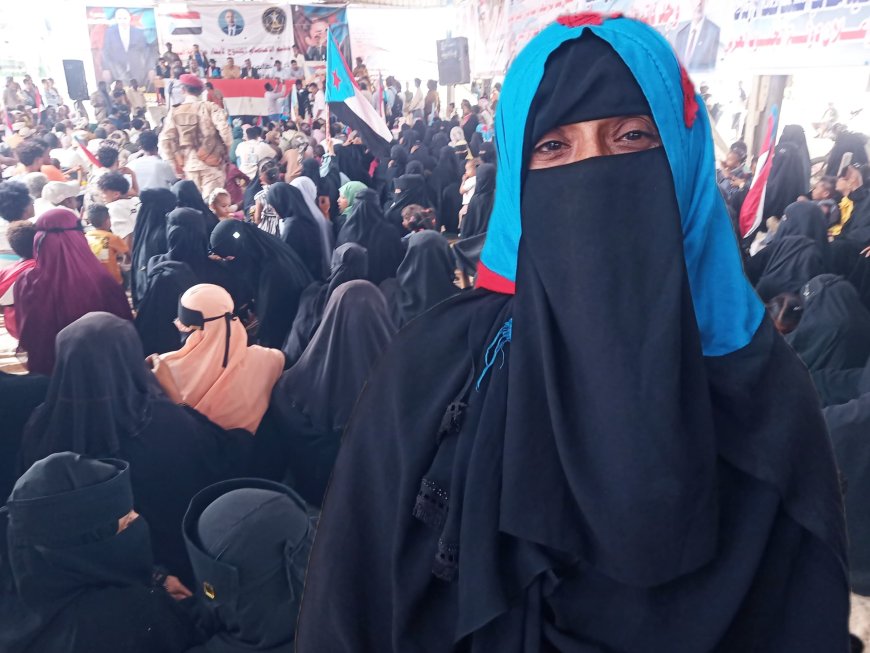 المعتصمة الجنوبية ذكرى محسن : اعتصامنا سيستمر حتى إعلان الدولة الجنوبية