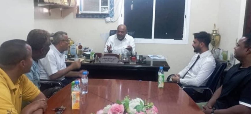 لقاء يناقش أوجه التعاون المشترك في المساهمة لرعاية تنظيم بطولة الفقيد ابراهيم احمد  الحبشي للتايكواندو في نسختها السابعة