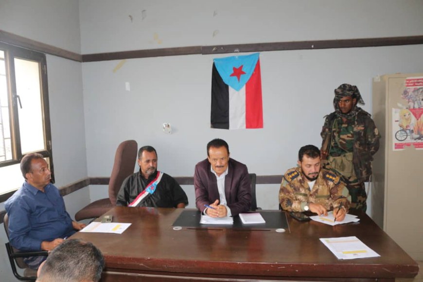 بيان تأييد المكتب التنفيذي لمديرية كرش- القبيطة للقرارات المتسارعة في أرض الجنوب العربي