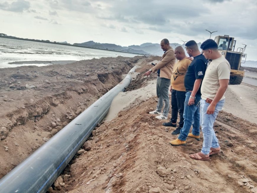 باخبيرة يشدد على الالتزام بالمواصفات الفنية في مشروع إعادة تأهيل أجزاء من الخط البحري