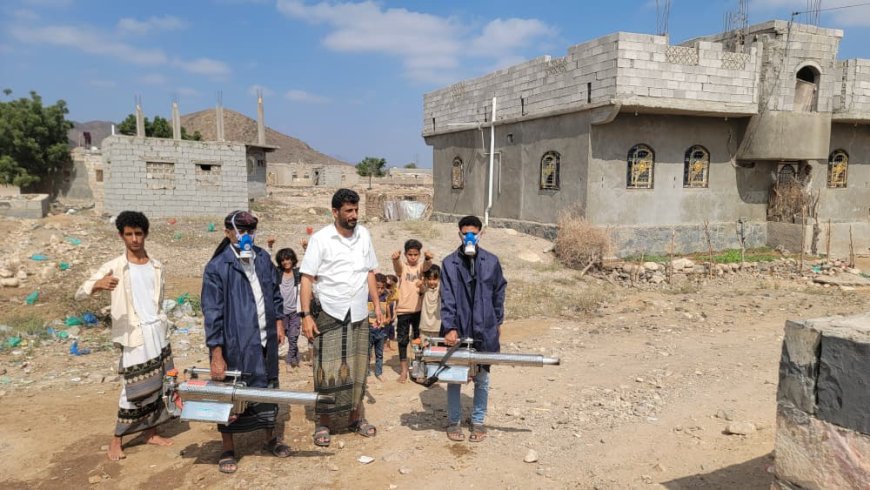 المغربي يُدشّن حملة الرش الضبابي لمكافحة البعوض في مديرية الملاح