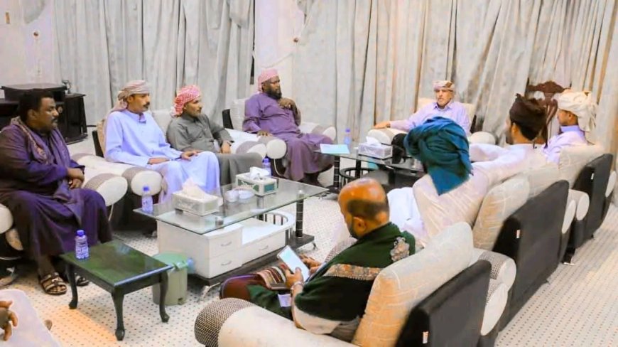 رئيس الجمعية الوطنية يستقبل وفدا من آل عبدات وآل كده بسيئون