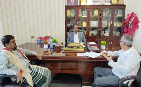 وكيل أول المهرة يبحث مع برنامج الأمم المتحدة الإنمائي تعزيز جاهزية إدارة الأزمات والكوارث