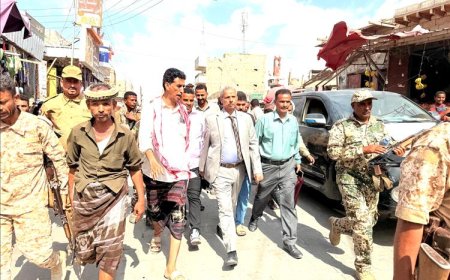 جولة ميدانية لمحافظ لحج تؤكد استقرار الأوضاع وتشدد على هيبة الدولة