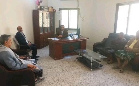 شبوة.. الأمين العام يستعرض مع مدير عام التخطيط والتعاون الدولي مستوى إنجاز خطة العام الماضي وسبل إنجاح خطة 2026