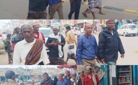 مدير عام زنجبار يتفقد جامعة أبين وأسواق المدينة ويشيد بالحراك الأكاديمي والتجاري