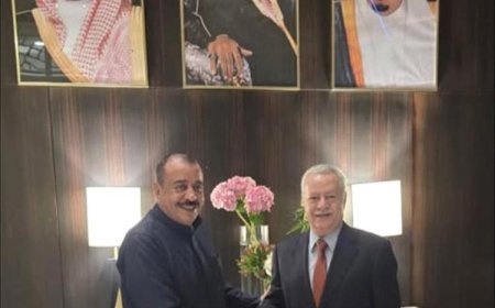 اللواء بن بريك يلتقي في الرياض مستشار رئيس مجلس القيادة الرئاسي عبدالعزيز المفلحي