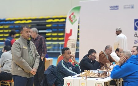 تضامن شبوة يكتسح بردى السوري في الجولة الثانية لبطولة الأندية العربية للشطرنج