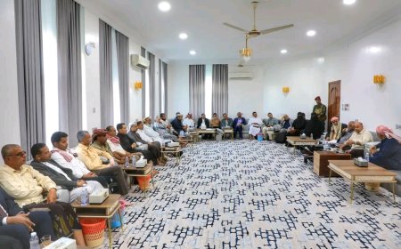 محافظ حضرموت يلتقي قيادة مجلس حضرموت الوطني ويؤكد على وحدة الصف
