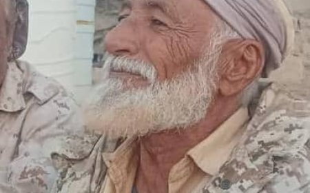 الشيخ محمد هدران يعزي بوفاة المناضل حيدره محمد حيدره الجعبه