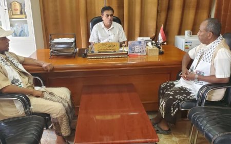 مدير عام مديرية القطن يلتقي أعضاء جمعية الأقصى