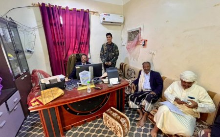 القاضي لرضي يتفقد اوضاع السجن و السجناء  في سيئون