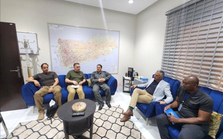 نائب مدير أمن عدن يلتقي كبير مستشاري الأمن والسلامة للأمم المتحدة