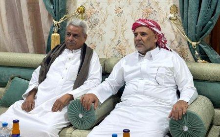 سكرتير أول منظمة الحزب الاشتراكي بحضرموت يستقبل الأمين العام لمجلس حضرموت الوطني بالمكلا