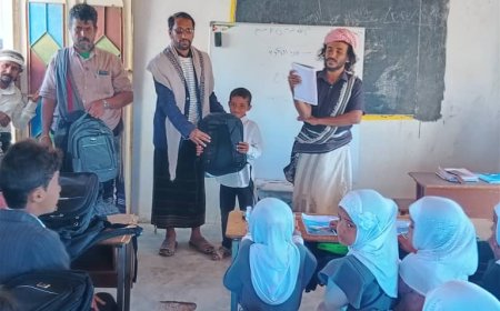 مدير تربية ميفعة يتفقد سير العملية التعليمية في مدرسة الراكة