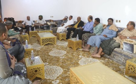 الشيخ بن حبريش يؤكد على توحيد الجهود والعمل بروح الفريق الواحد لخدمة حضرموت