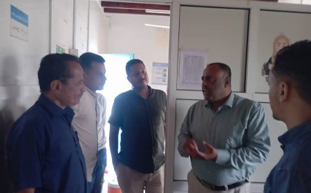 تدشين مشروع بناء المركز الصحي بقرية البيطرة بمديرية تبن بدعم من منظمة كير