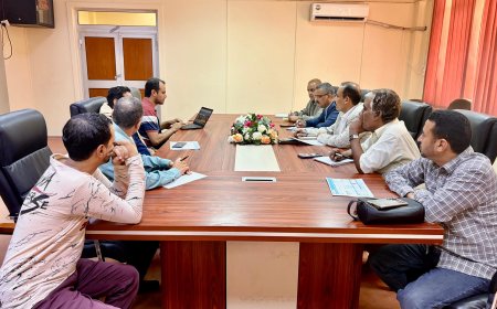 قيادات وزارة الزراعة والري والثروة السمكية تناقش مع مؤسسة بناء للتنمية برنامج تعزيز الصمود المائي وسبل العيش