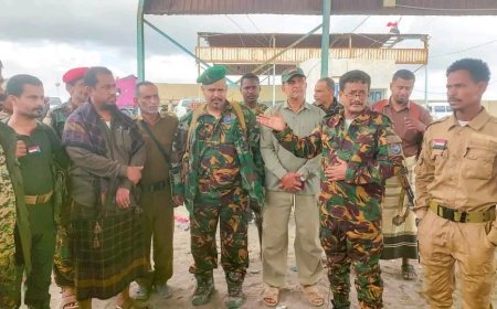 قيادات من الحزام الأمني ومكافحة الإرهاب يتفقدون النقاط الأمنية في أبين للاطلاع على مستوى الجاهزية