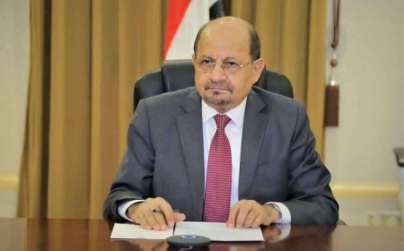 مستشار محافظة ابين يهنئ الدكتور شائع محسن الزنداني بمناسبة تعيينه رئيس مجلس الوزراء وتكليفه بتشكيل  الحكومة الجديدة