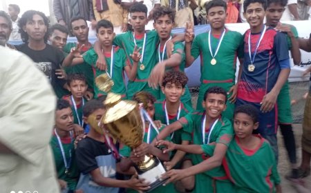 اختتام الدوري الكروي لأكاديمية تيسير بنسخته الرابعة بمديرية أحور