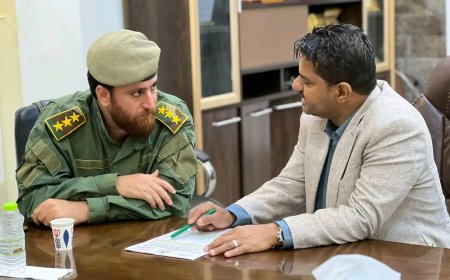 مدير عام الشيخ عثمان ورئيس اللجنة الأمنية يطّلع على التقرير الإحصائي السنوي لإدارة الشؤون القانونية بالحزام الأمني