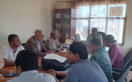 بتوجيه من الوزير السقطري.. الوكيل الغتناني يتفقد سير العمل بمكتب الزراعة والري بمحافظة سقطرى