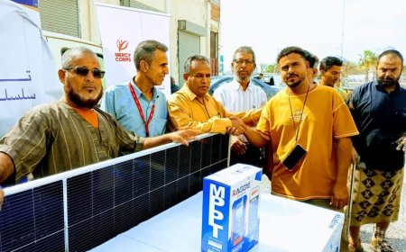 برعاية الوزير السقطري: مصائد خليج عدن تدشّن توزيع 671 ثلاجة وبطارية شمسية للصيادين في عدن